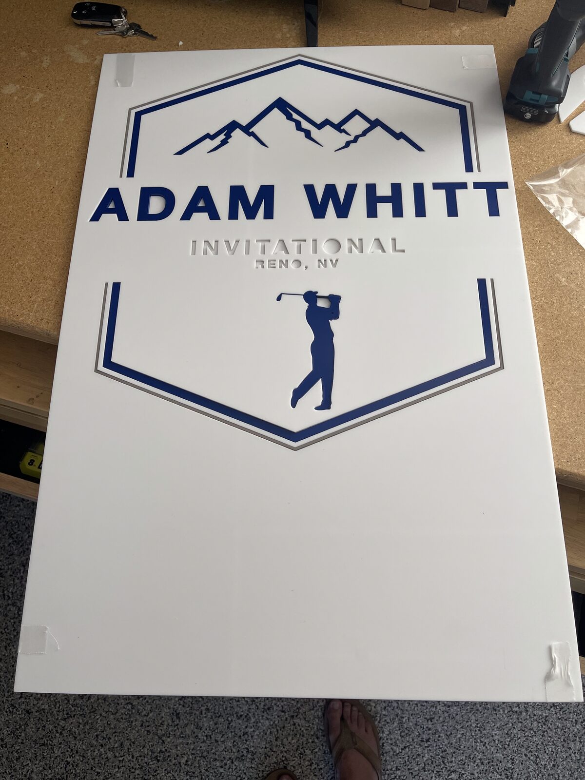 Acrylic sign — variant