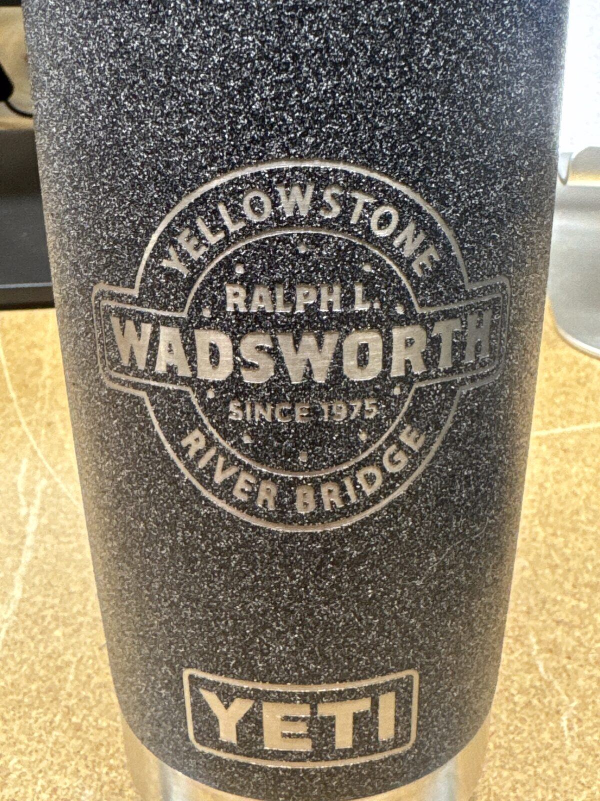 Engraved tumbler
