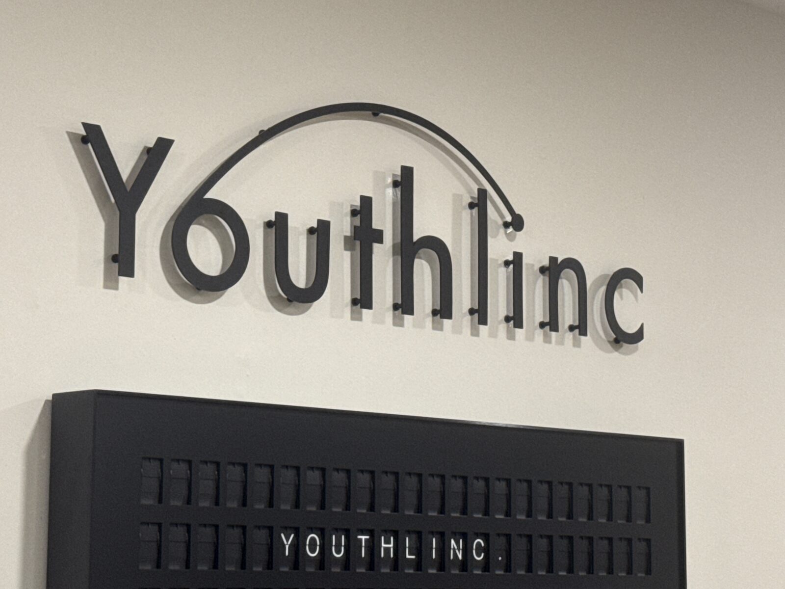Stud-mounted signage